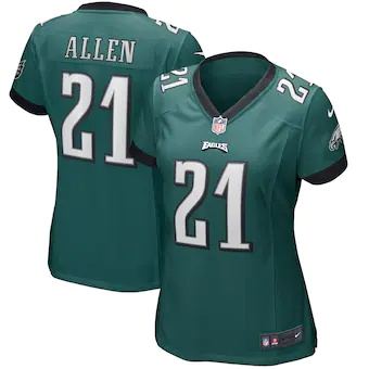 womens nike eric allen midnight green philadelphia eagles g